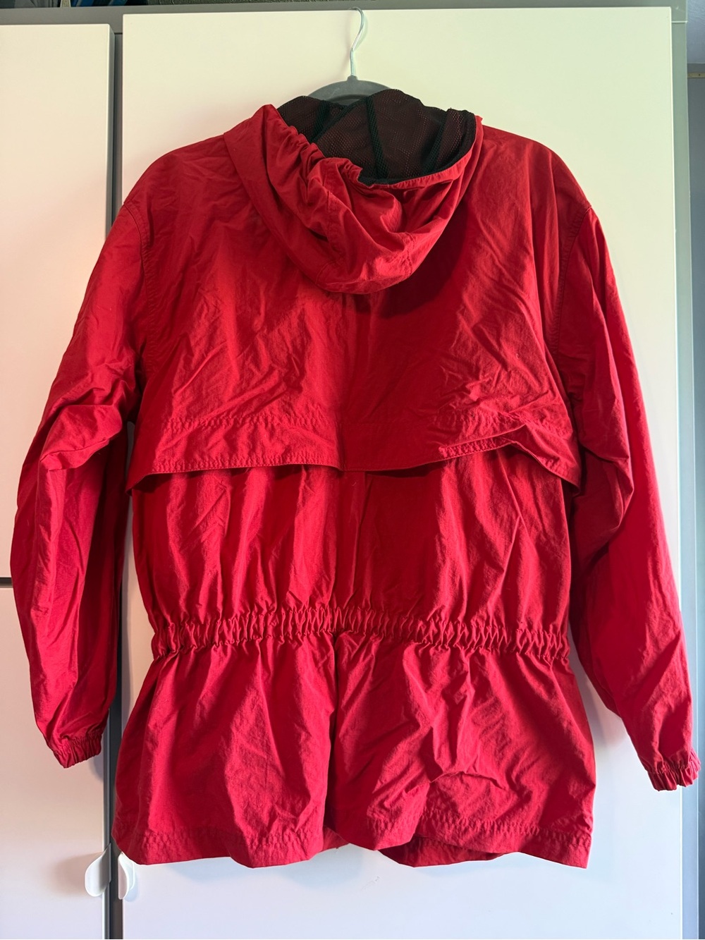 Nike Red Women's Hooded Anorak Pullover - Picture 5 of 5